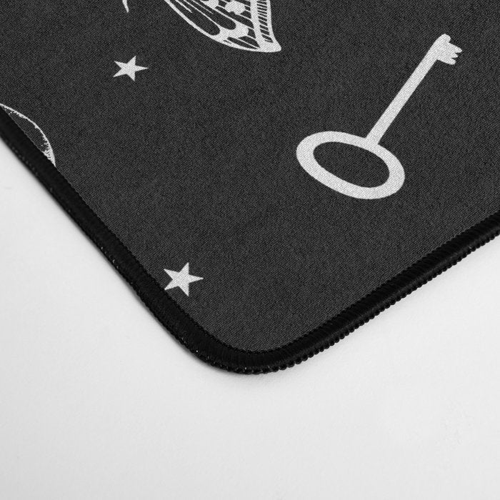 Witchcraft B&W Desk Mat Gallery Image 4