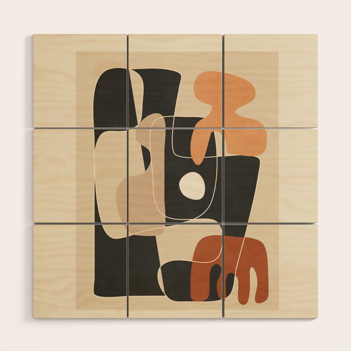 Organic Rhythms 7 Wood Wall Art Gallery Image 1