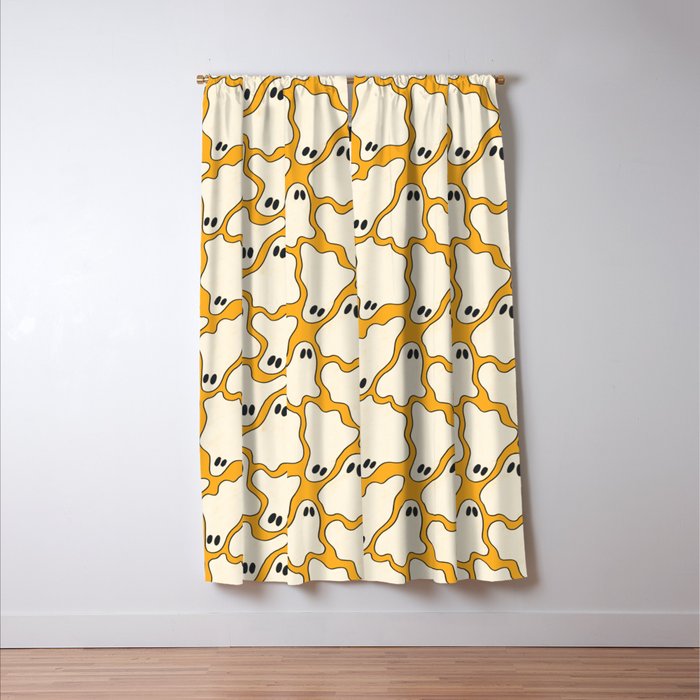 Ghost Party Window Curtain Gallery Image 3