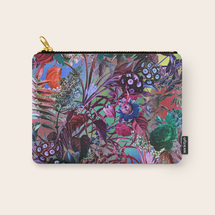 Multicolor Floral Pattern Carry All Pouch Gallery Image 1
