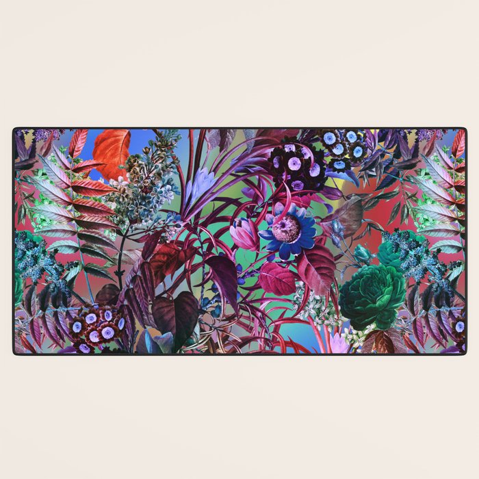 Multicolor Floral Pattern Desk Mat Gallery Image 3