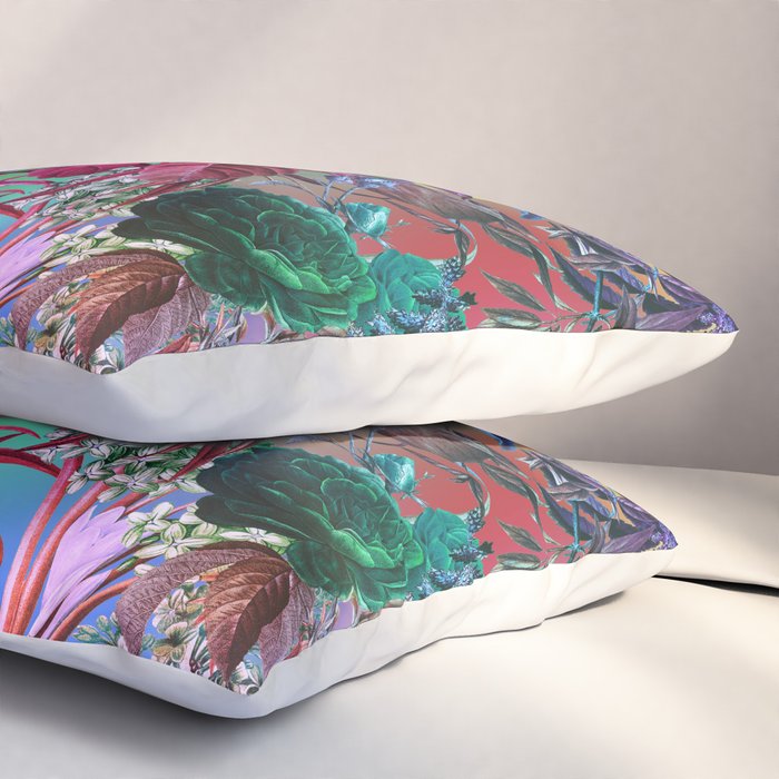 Multicolor Floral Pattern Pillow Sham Gallery Image 3