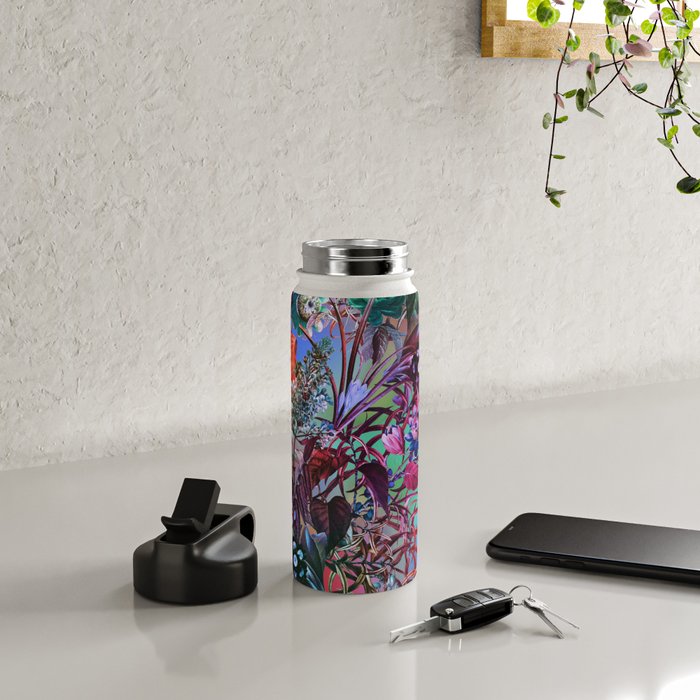 Multicolor Floral Pattern Water Bottle Gallery Image 4