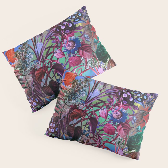 Multicolor Floral Pattern Pillow Sham Gallery Image 3
