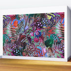 Multicolor Floral Pattern Wall Mural Gallery Image 2