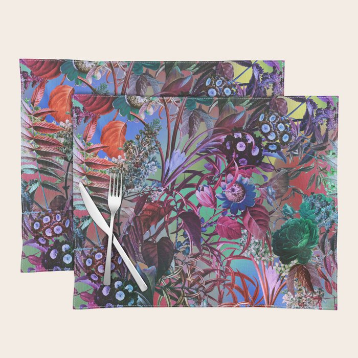 Multicolor Floral Pattern Placemat Gallery Image 1