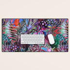 Multicolor Floral Pattern Desk Mat Gallery Image 1