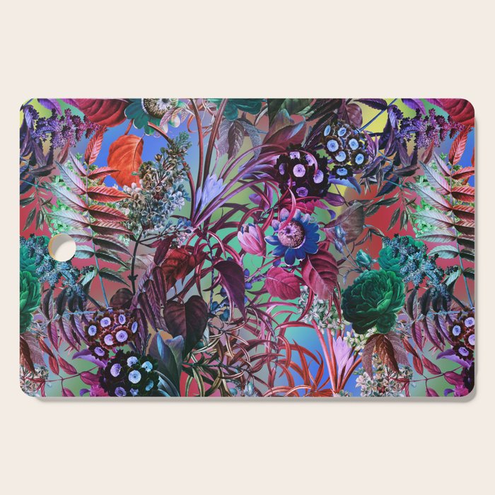 Multicolor Floral Pattern Cutting Board Gallery Image 1