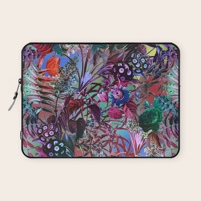 Multicolor Floral Pattern Laptop Sleeve Gallery Image 1