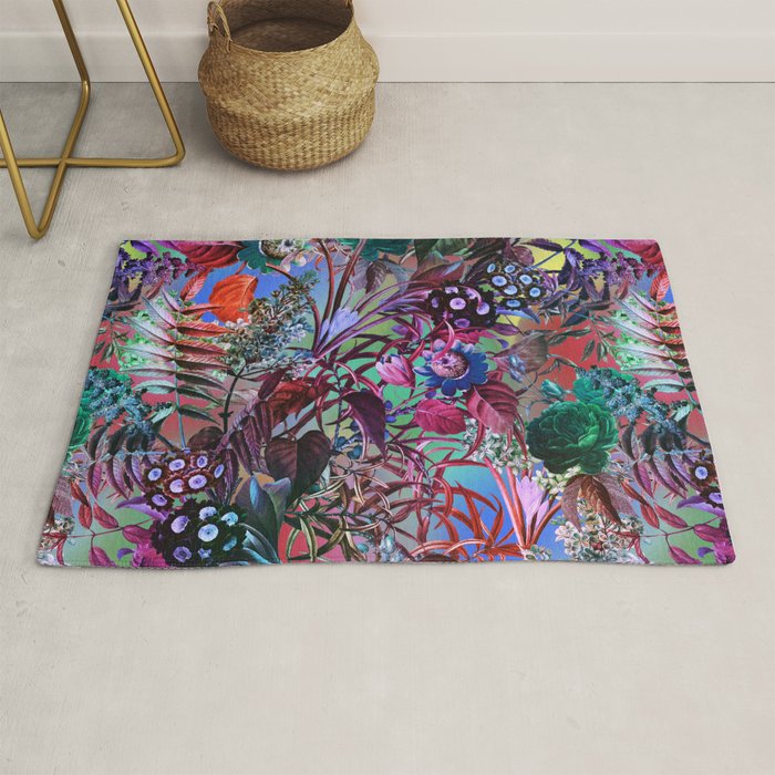 Multicolor Floral Pattern Rug Gallery Image 1