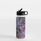 Multicolor Floral Pattern Water Bottle Gallery Image 1