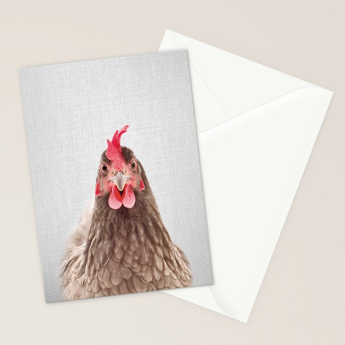 Chicken - Colorful Stationery Card Gallery Image 2
