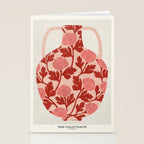 Vase of red roses collection Stationery Card Gallery Image 2