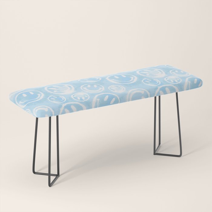 Blue Tie-Dye Smileys Bench Gallery Image 1