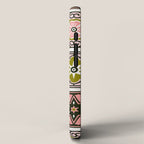Talavera Mexican Tile - Blush & Sage Palette iPhone Case Gallery Image 2