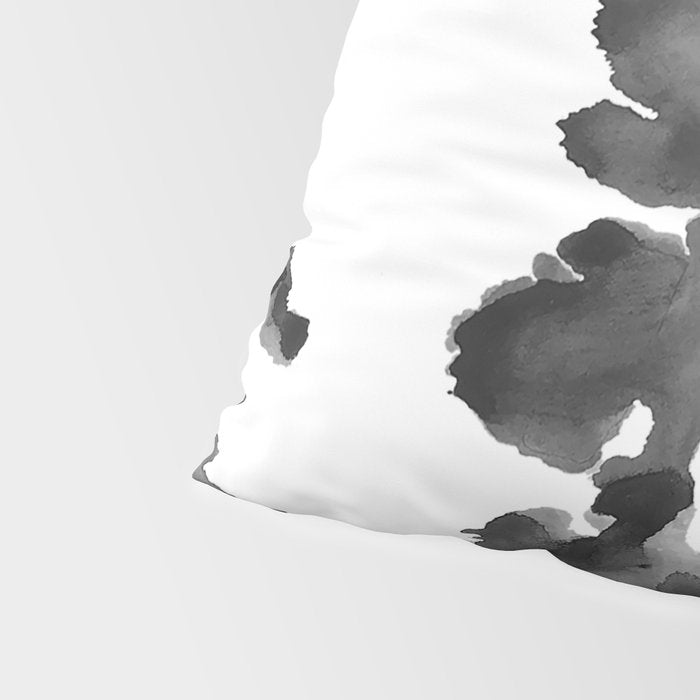 Black Ink Blots Pillow Sham Gallery Image 4