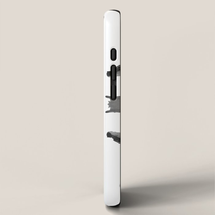 Black Ink Blots iPhone Case Gallery Image 2