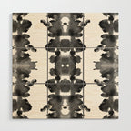 Black Ink Blots Wood Wall Art Gallery Image 1