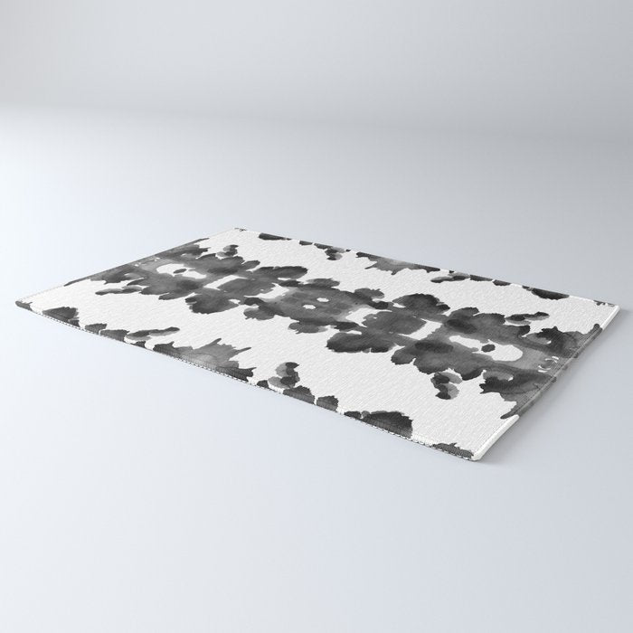 Black Ink Blots Rug Gallery Image 3