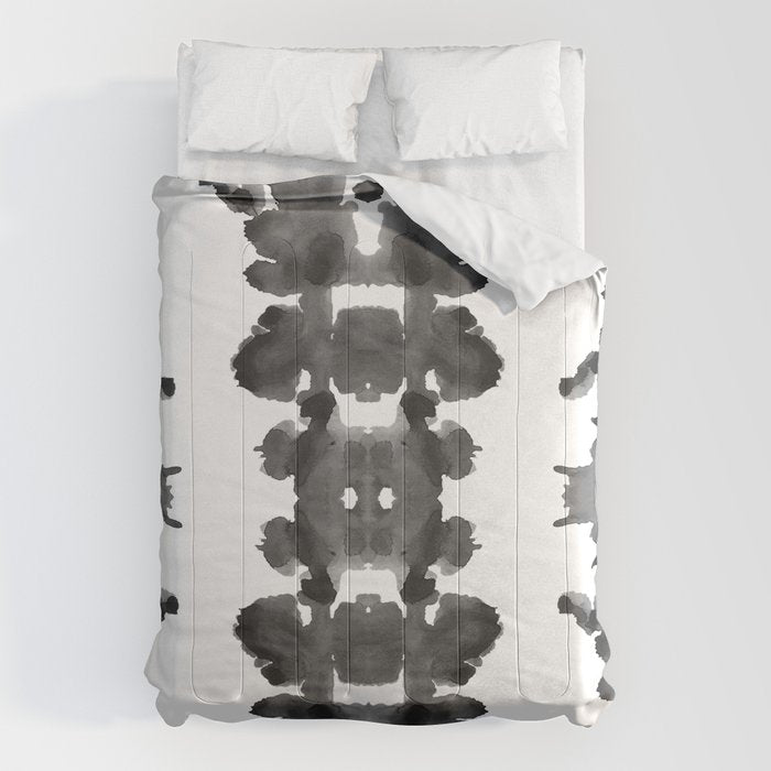 Black Ink Blots Comforter Gallery Image 6