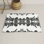 Black Ink Blots Rug Gallery Image 1