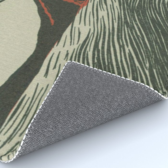 Volcano Woodcut Rug Gallery Image 4