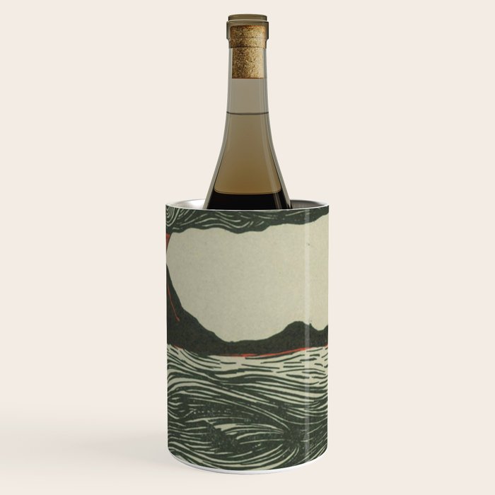 Volcano Woodcut Wine Chiller Gallery Image 3