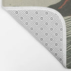 Volcano Woodcut Bath Mat Gallery Image 2