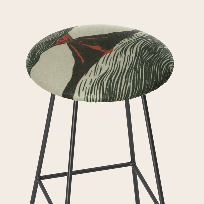 Volcano Woodcut Stool Gallery Image 2