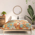 70's Retro Floral Patterned Prints Comforter Gallery Image 3