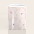 Blush Pink Retro Flower Coffee Mug Gallery Image 4