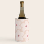 Blush Pink Retro Flower Wine Chiller Gallery Image 1