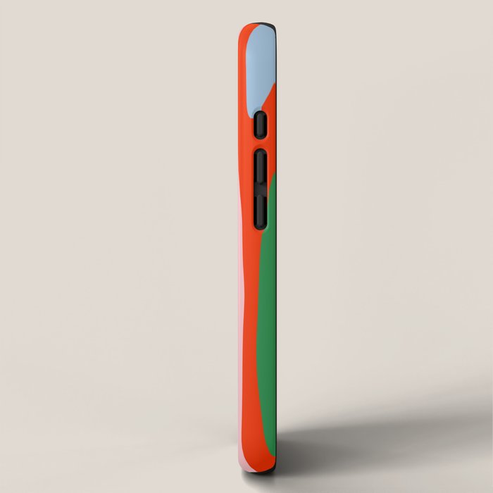 Bold and Colorful Abstract Wild Stripes Modern Multicolor Pattern iPhone Case Gallery Image 2