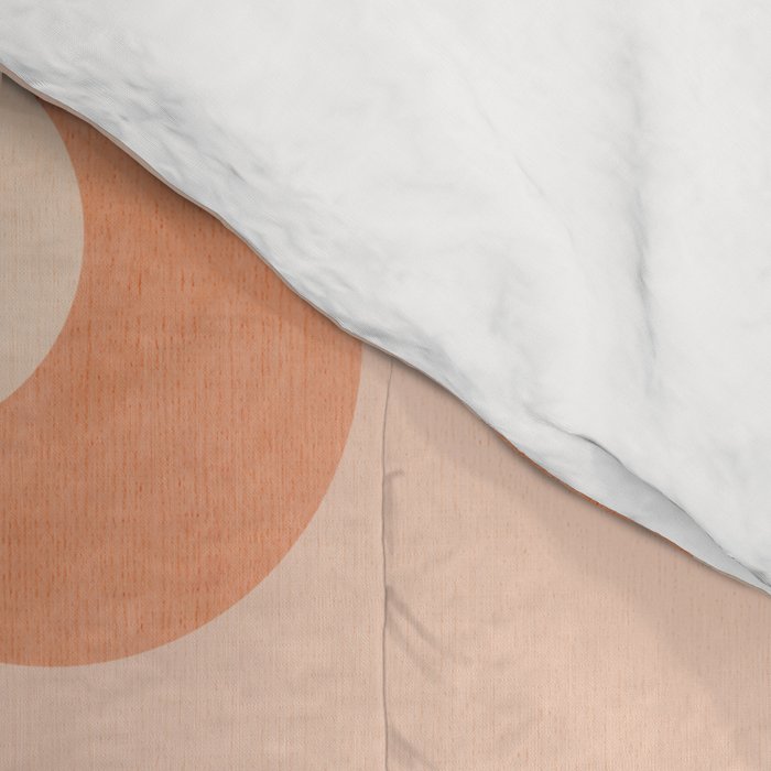retro daisy minimal pink Comforter Gallery Image 4
