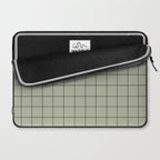 Grid (Green) Laptop Sleeve Gallery Image 2
