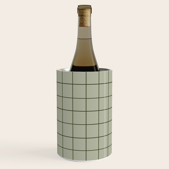 Grid (Green) Wine Chiller Gallery Image 2