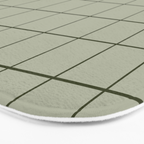 Grid (Green) Bath Mat Gallery Image 3