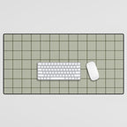 Grid (Green) Desk Mat Gallery Image 1