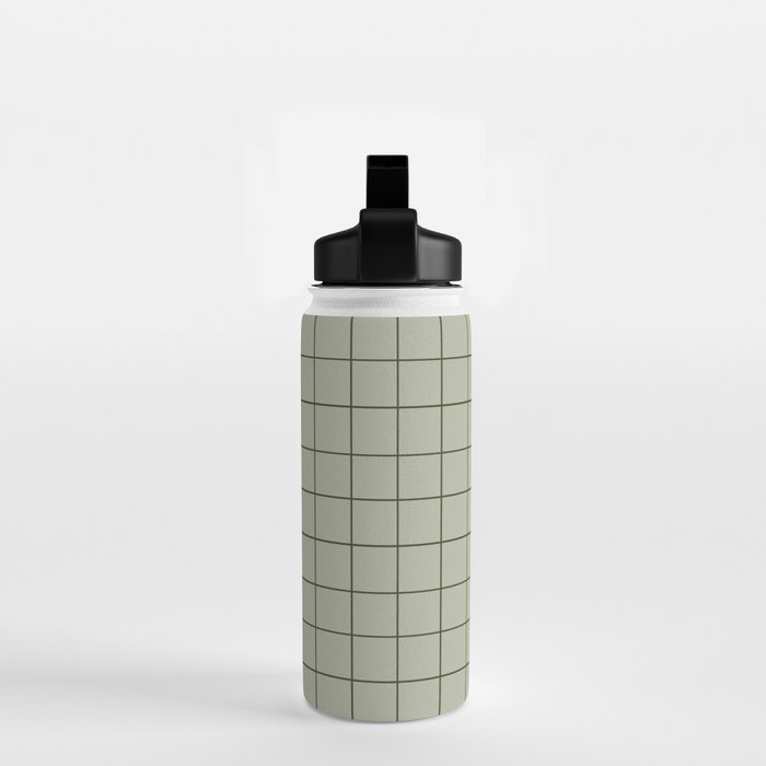 Grid (Green) Water Bottle Gallery Image 2