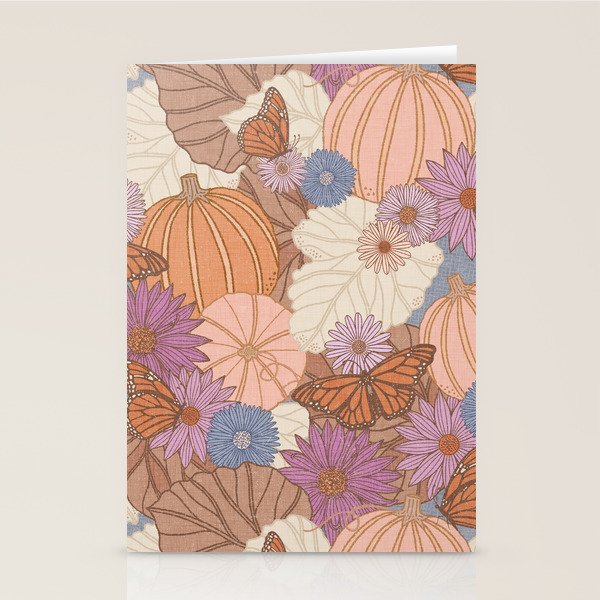 Pumpkin Harvest Stationery Card Gallery Image 1