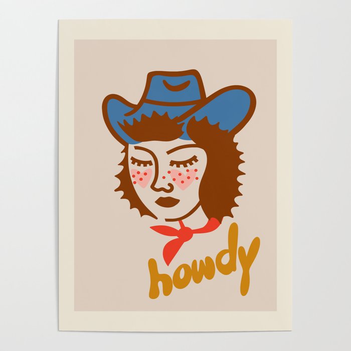 COWGIRL HOWDY Poster Gallery Image 1