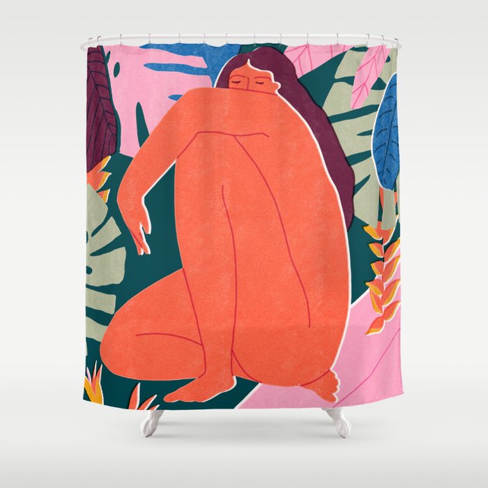 Island noon Shower Curtain Gallery Image 1