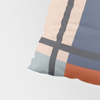 Mid Century Modern Retro Color Blocks 1 Pillow Sham Gallery Image 4