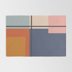Mid Century Modern Retro Color Blocks 1 Rug Gallery Image 2