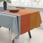Mid Century Modern Retro Color Blocks 1 Tablecloth Gallery Image 3