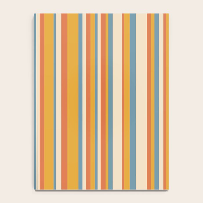 Classic Stripes XX - Retro Summer Notebook Gallery Image 4