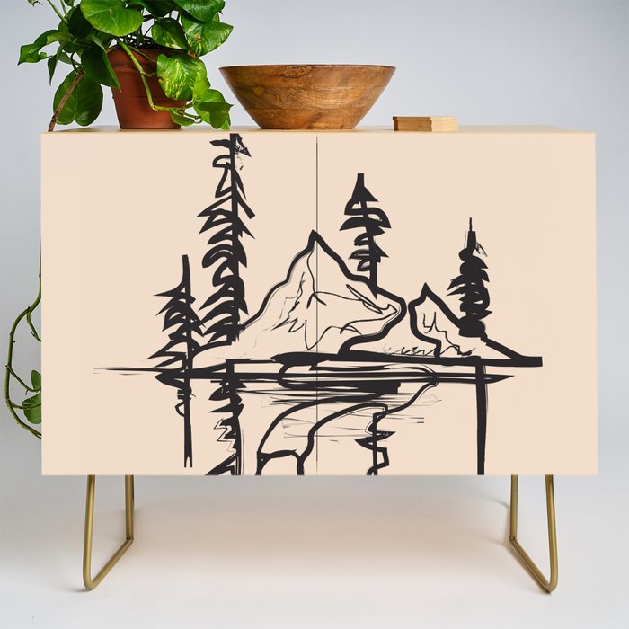Abstract Landscape II Credenza Gallery Image 1
