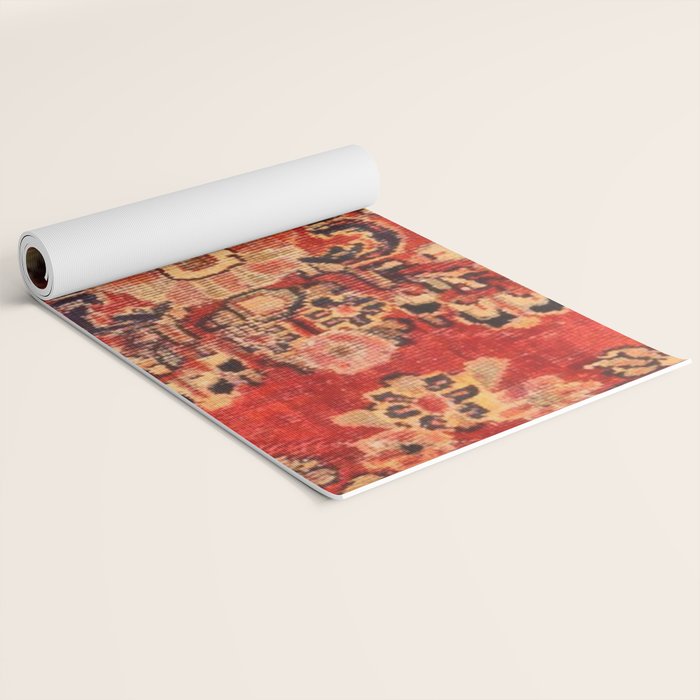 Moshkabad Antique Persian Rug Print Yoga Mat Gallery Image 2
