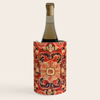 Moshkabad Antique Persian Rug Print Wine Chiller Gallery Image 1