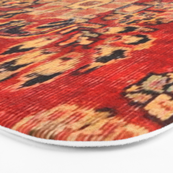 Moshkabad Antique Persian Rug Print Bath Mat Gallery Image 3